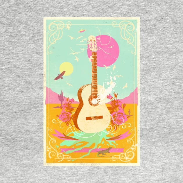 DESERT GUITAR II by Showdeer